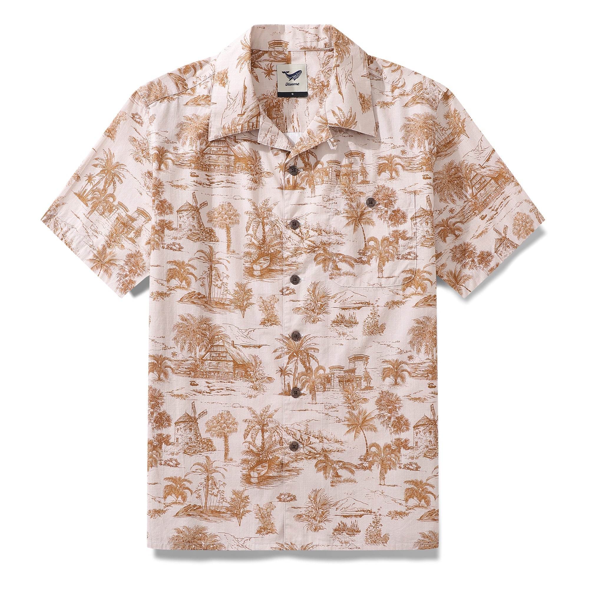 Hawaiian Shirt For Men California Dreams 1920s Vintage Shirt