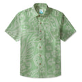 LeosWare® Men's Hawaiian Shirt Short Sleeve Button-up 95% Polyester, 5% Spandex Aloha Spring Curl