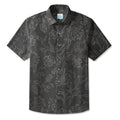 LeosWare® Men's Hawaiian Shirt Short Sleeve Button-up Breathable & Quick-Dr Aloha Ink Blossom